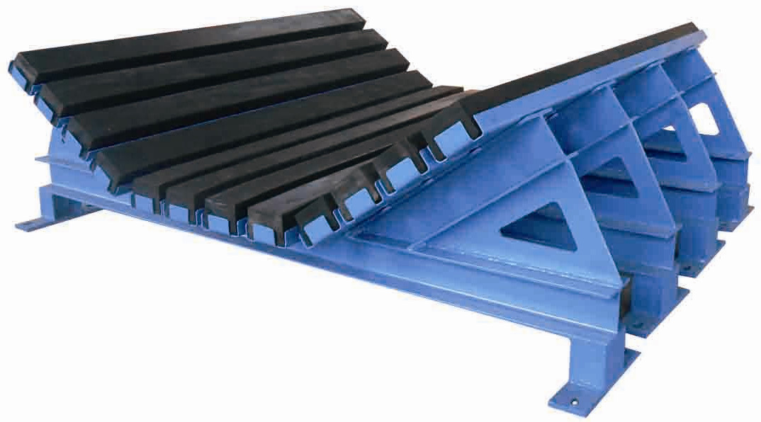 Fire Resistant Buffer Bed With Impact Bars For Conveyor