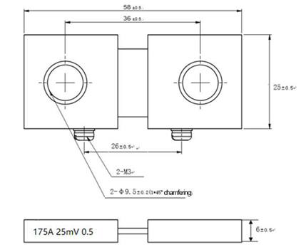 Customized DC ROHS electric current shunt resistor current measurement for Current Tester