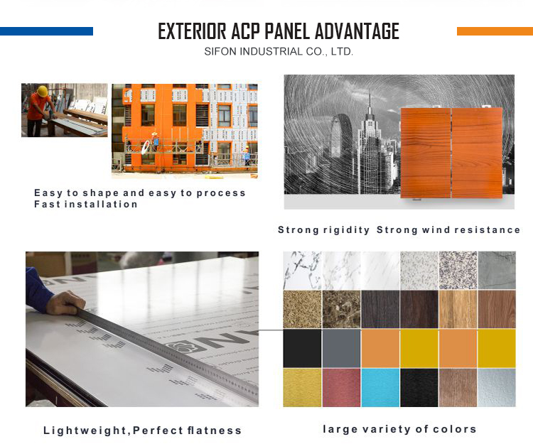 Auland aluminium composite panel cladding