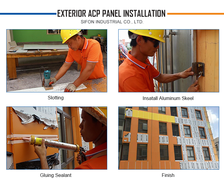 Auland aluminium composite panel cladding