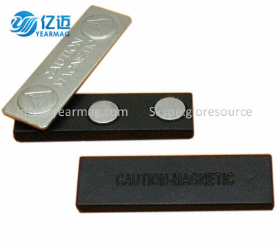 Magnetic Name Badge Holder Magnetic Metal Nameplate Holder