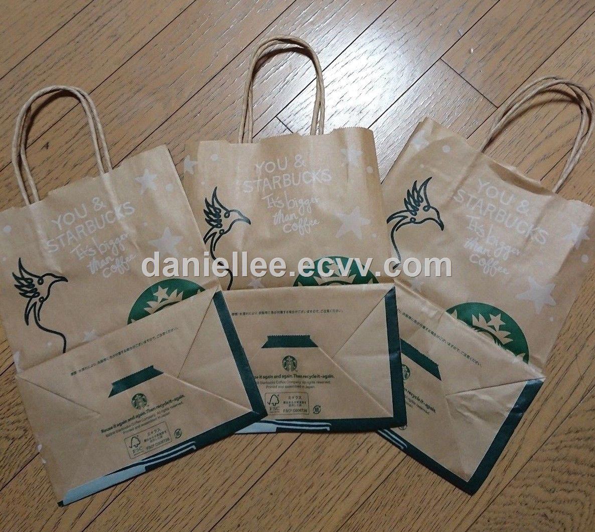 2018 New Hot Selling Your DIY Paper Bags With Handle And Paper Coffee Filters