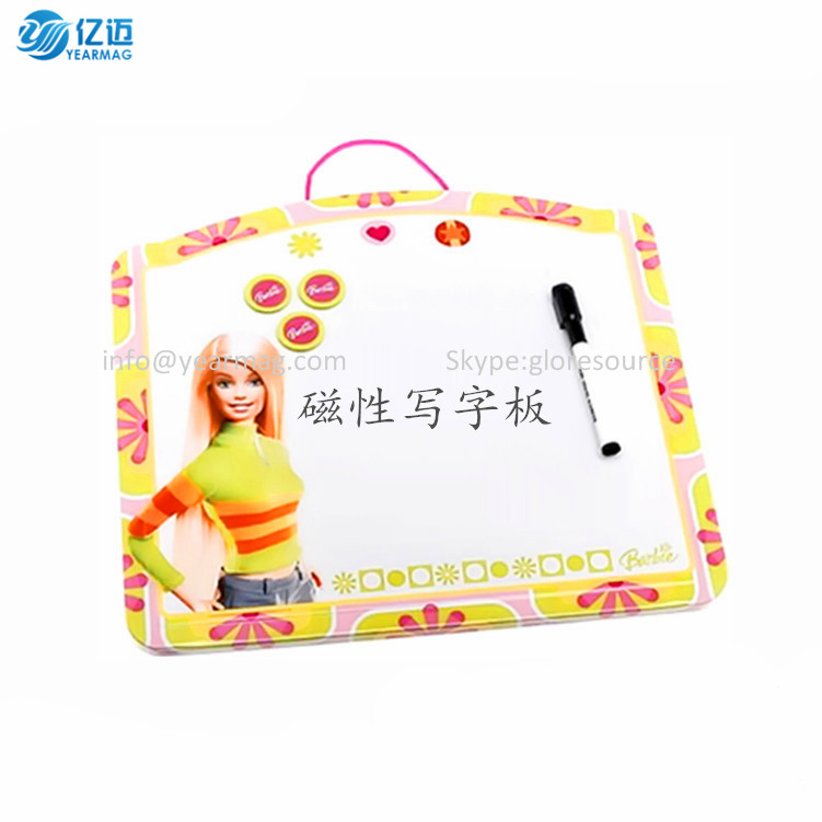 Custom made fridge magnet whiteboard Magnetic writing board magnetic message board memo board on fridge