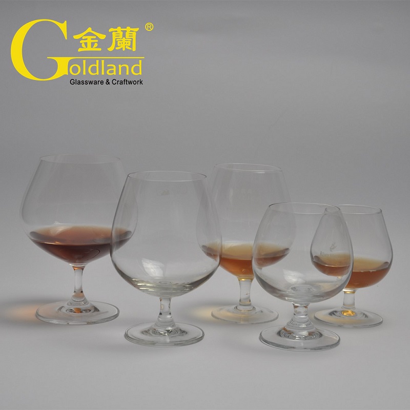 Personalised Etched Logo Brandy Snifter Glasses Set