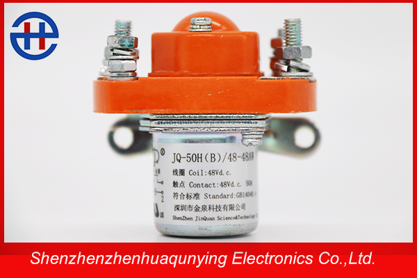 Easy and quick installation 50 a normally open double contact 12v 24v 48v 60v for selection circuit breaker DC contactor