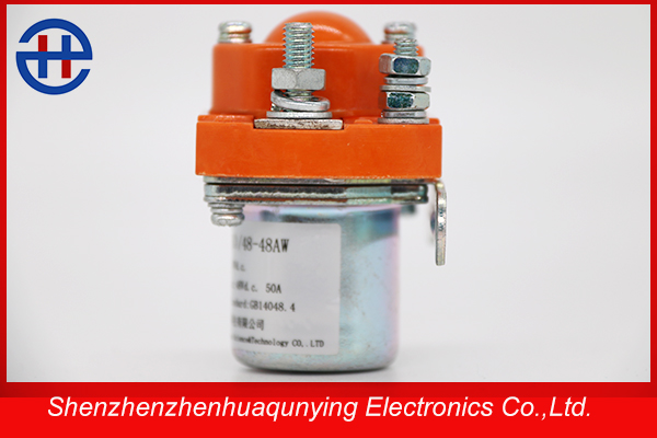 Easy and quick installation 50 a normally open double contact 12v 24v 48v 60v for selection circuit breaker dc contactor