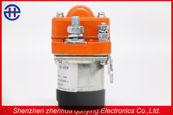 100a 12v 24v 48v 72v rate voltage single coil normally open dc contactor for electric tricycle