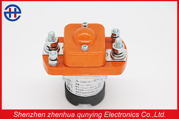 100a 12v 24v 48v 72v rate voltage single coil normally open dc contactor for electric tricycle