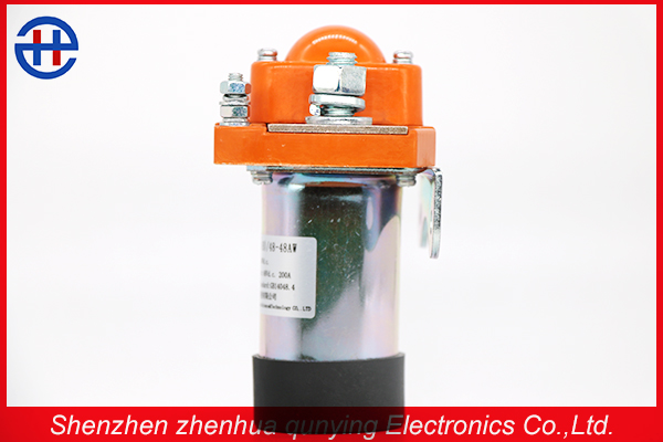 200a single coil normally close single pole electromagnetic dc contactor control electric motor