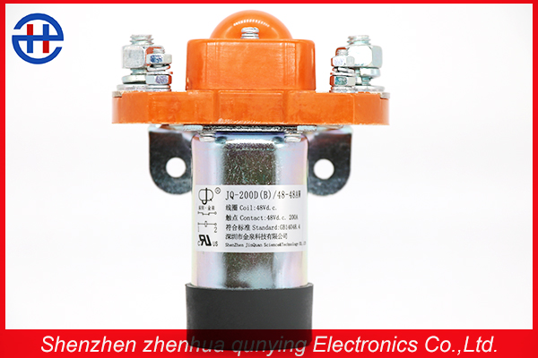 200a single coil normally close single pole electromagnetic dc contactor control electric motor