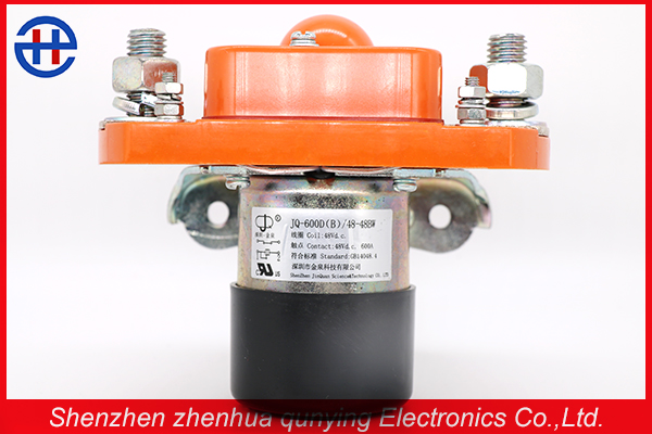 600DB 4848BW 600a dc contactor double coil silver contacts dc contactor for telecommunication equipments