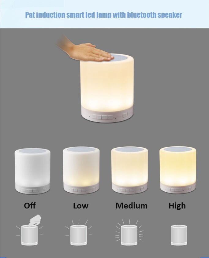 Dimmable speaker wireless Bluetooth LED Night Light With Bluetooth Speaker For Camping Dimmable speaker wireless Bluetooth LED Night Light With Bluetooth Speaker For Camping