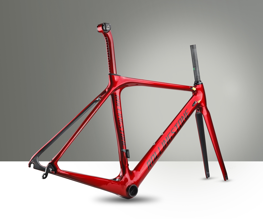 Rolling Stone Compass Road Carbon frame with FORK Seat post Headsets 45cm 47cm 50cm ct 1030g