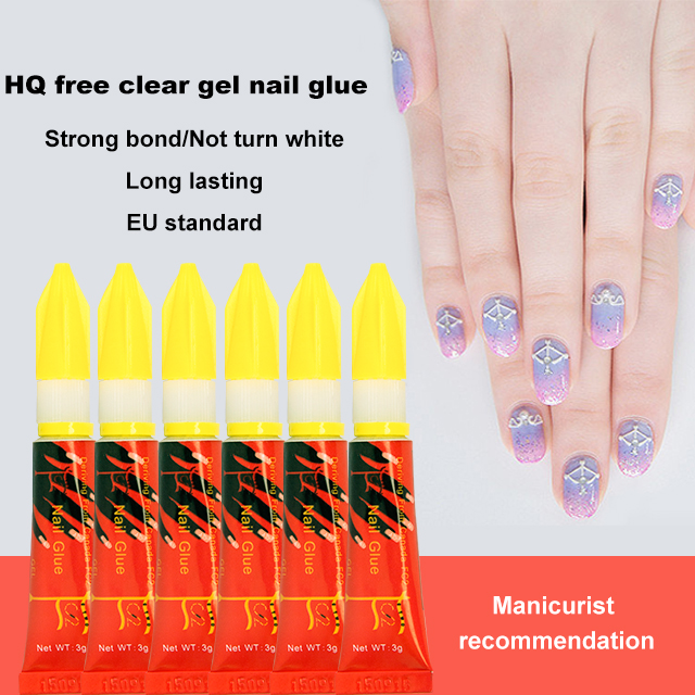 3g clear gel Nail glue cyanoacrylate nail art for stick diamondrhin stone