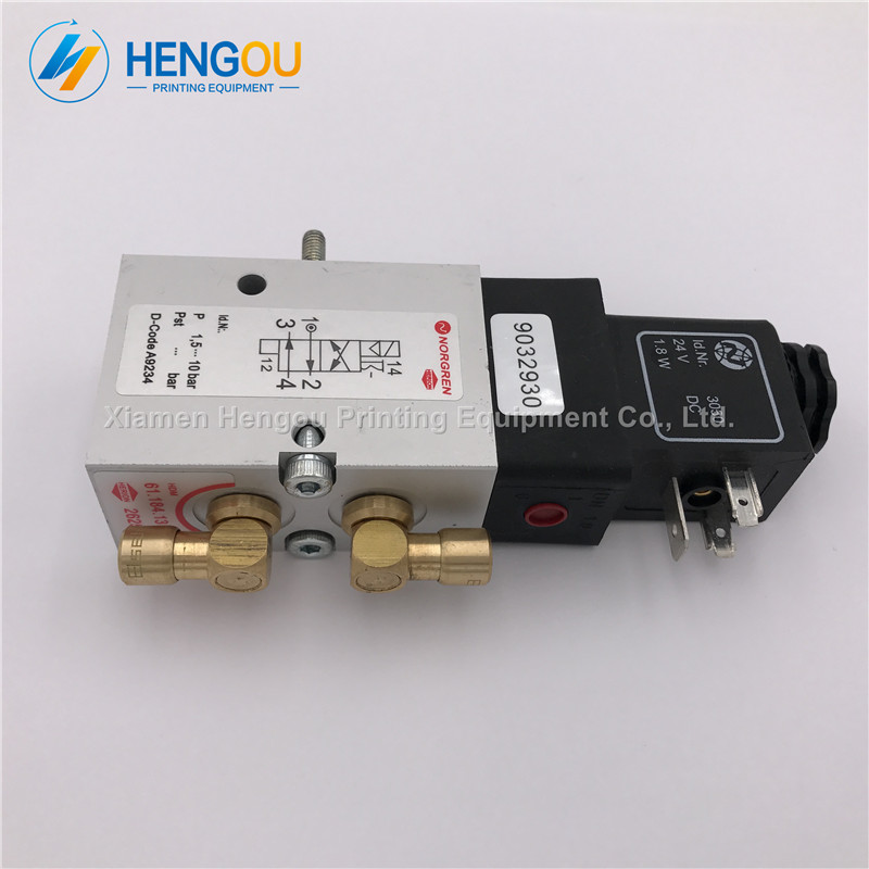 Heidelberg SM52 SM74 SM102 machine valve 611841311 Heidelberg valve Compatible New