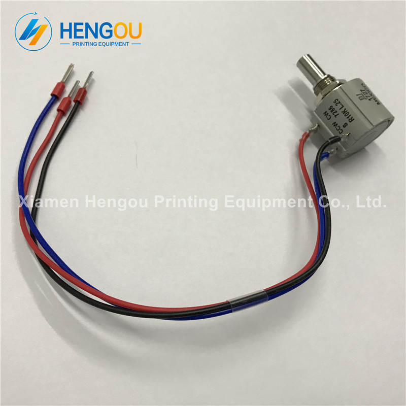 Heidelberg CD102 SM102 printing machine parts potentiometer 711865172 10k with wire