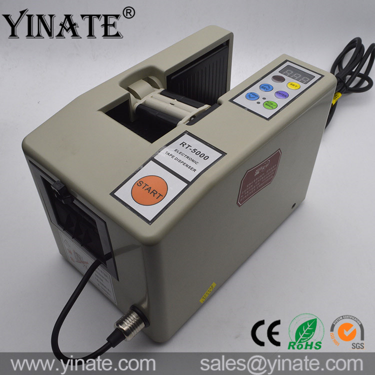 Factory Direct Sales YINATE 3 Programs RT5000 Automatic Tape Dispenser with Cut Circularly Function