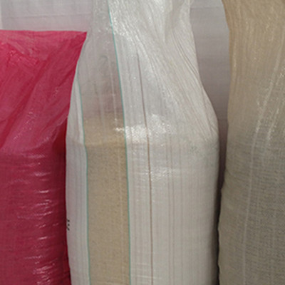 Polypropylene 50kg Rice PP Woven Bag Single Folded Single Sewed