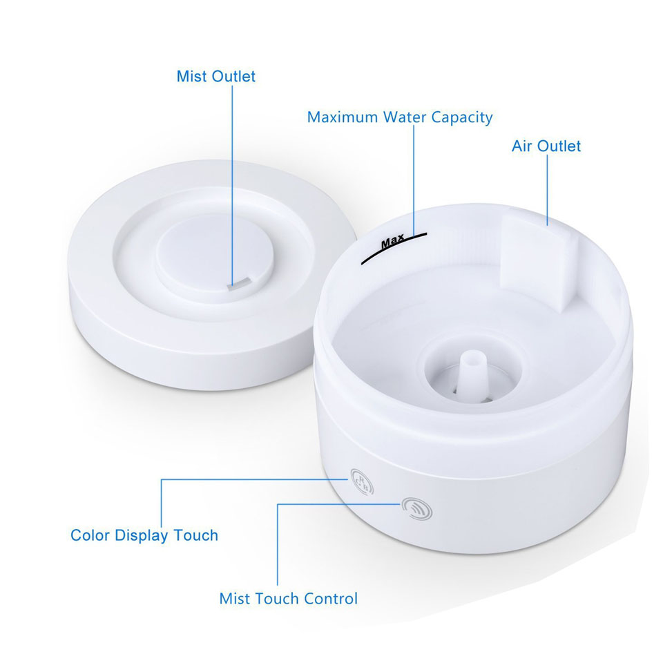 Promotional Ultrasonic Portable Humidifier Mini USB Essential Oil Diffuser 100ml
