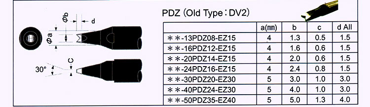 High Quality DC48V Apollo Seiko DS16PDZ12EZ15 DCS16DV2 13DV2 20DV2 24DV2 30DV2 Nitregen Soldering Iron Tips