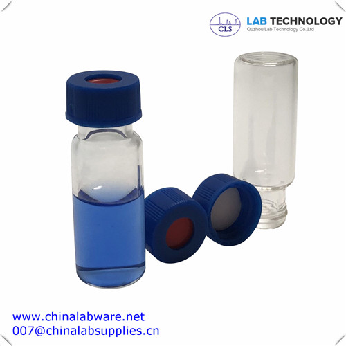 2ml HPLC Clear Glass Screw Vial USP1 9mm Neck Free Sample