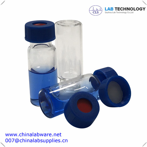 2ml HPLC Clear Glass Screw Vial USP1 9mm Neck Free Sample