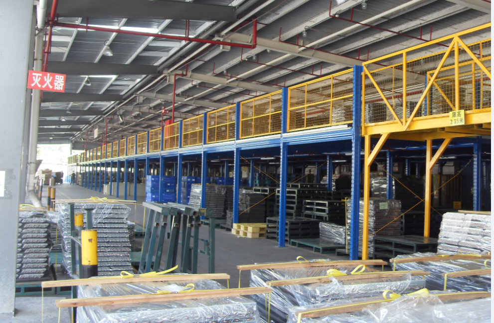 Power Coating Multi Tier Racking System Multilayer Racks