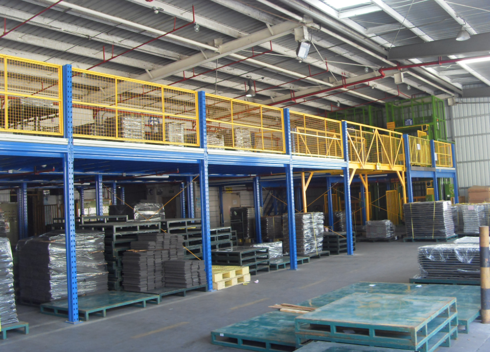 Power Coating Multi Tier Racking System Multilayer Racks