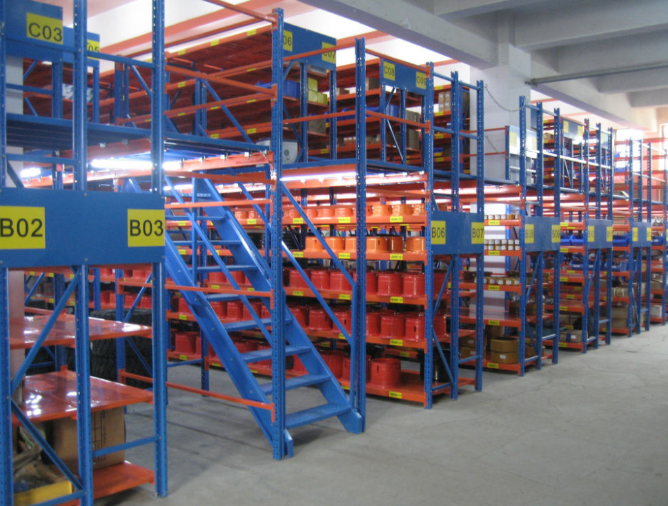 Steel Platform Multi Tier Wire Storage Racks