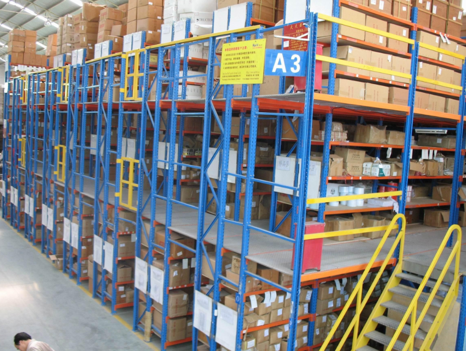 Steel Platform Multi Tier Wire Storage Racks