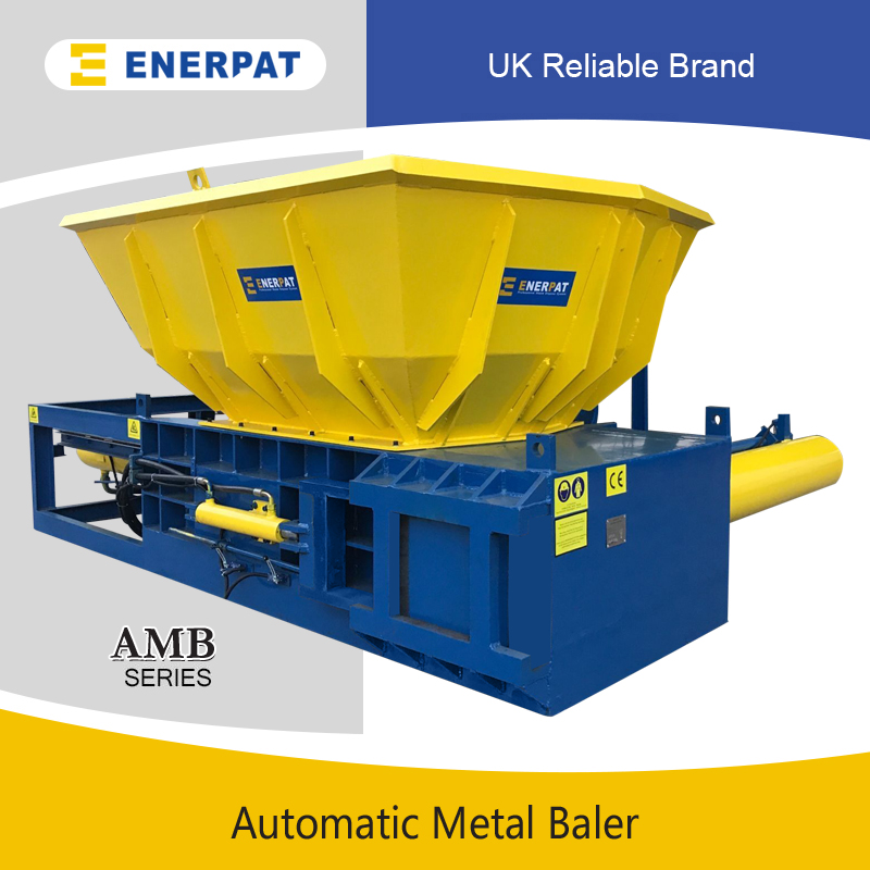 UK Baling System Automatic Used Beverage Cans Metal Baling Machine