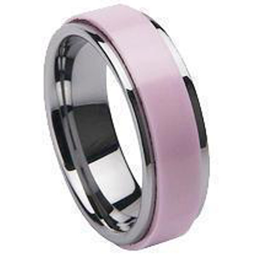 Tungsten Carbide Ring With Ceramic