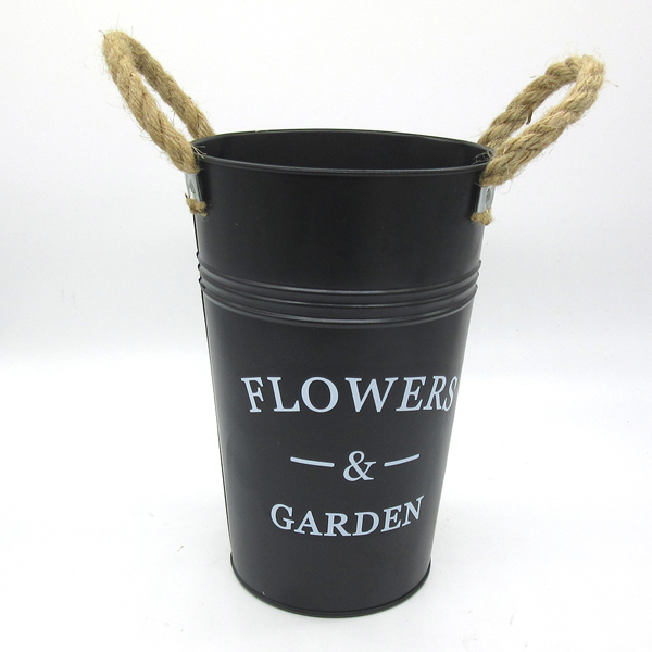 zinc sheet material flower container for home garden deco