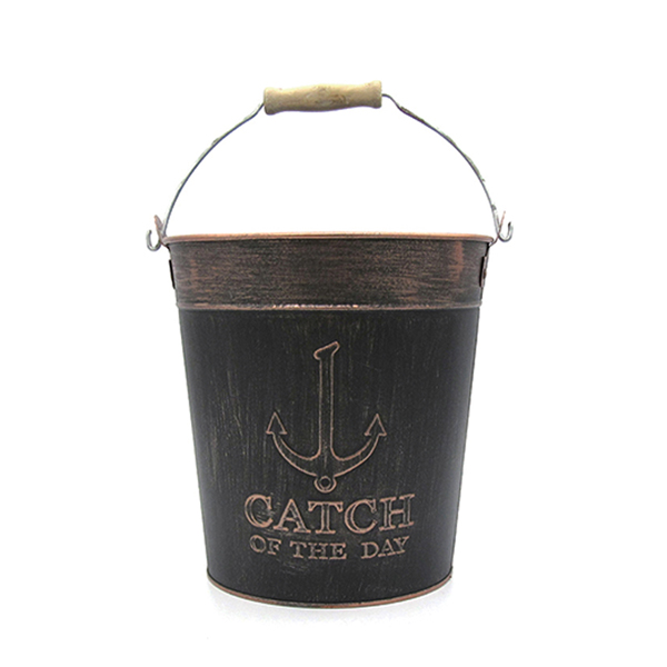 Iron Sheet Material Flower Bucket Garden Product Pot