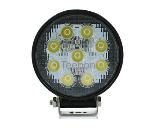 9V60V DC 27W LED working lamp for heavyduty truck and trailer