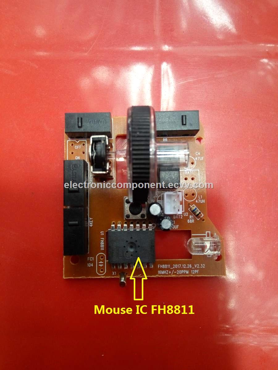 Wireless mouse IC FH8811 and receiver DIP14L 36 buttons no need transmitter