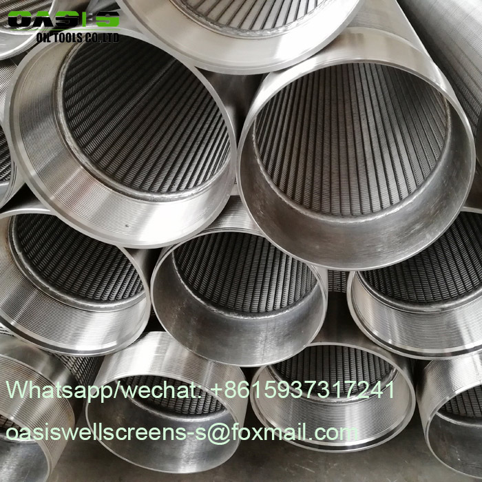 China Supplier 304 Stainless Steel Water Well Johnson Type Screens for Water Well Drilling Forages