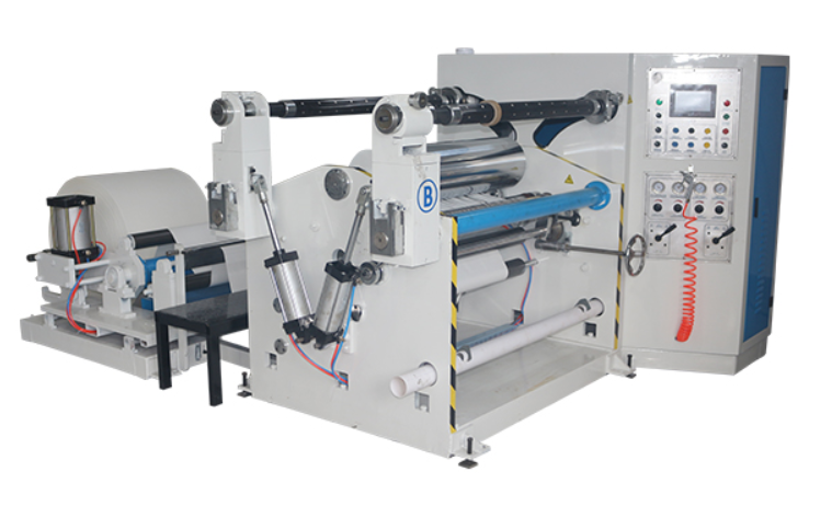 LCSRM001 Straw Paper Strip Roll Slitting Rewinding Machine