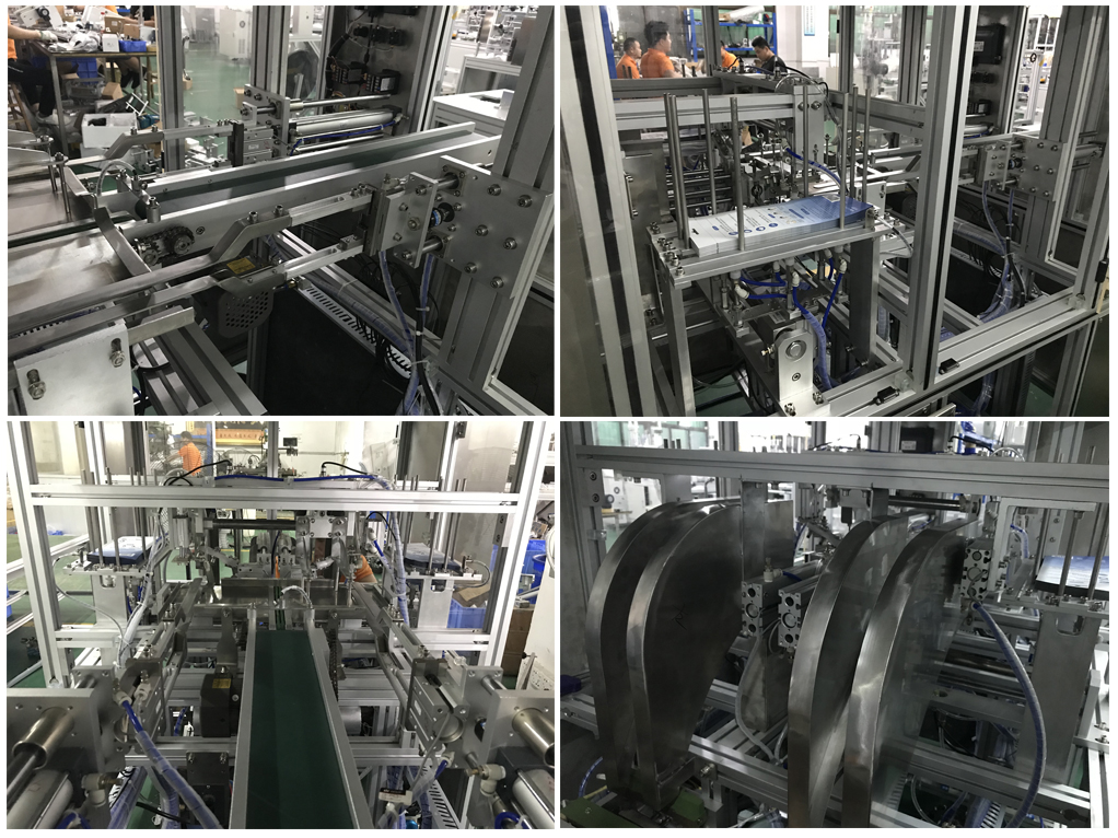 Automated 2D foldable Respiratory Mask Packaging Machine