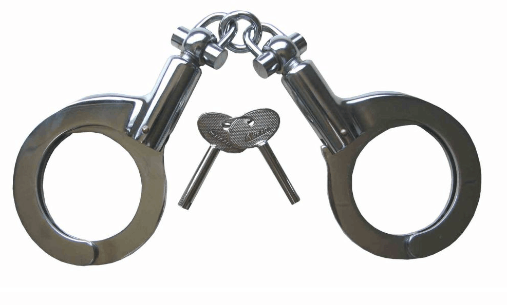 Handcuff with Material of Iron and Chrome Plated SK220T