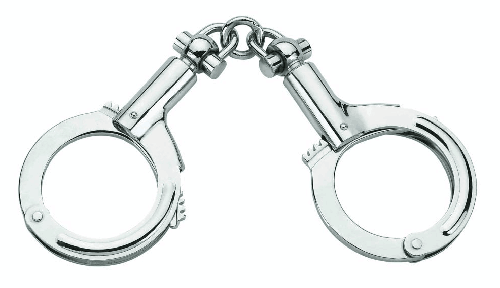 Handcuff with Material of Iron and Chrome Plated SK220T