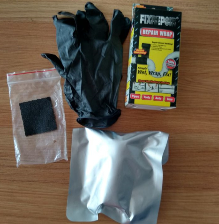 FIXREPIR repair wrap water activated pu resin fiberglass pipe repair fix kit