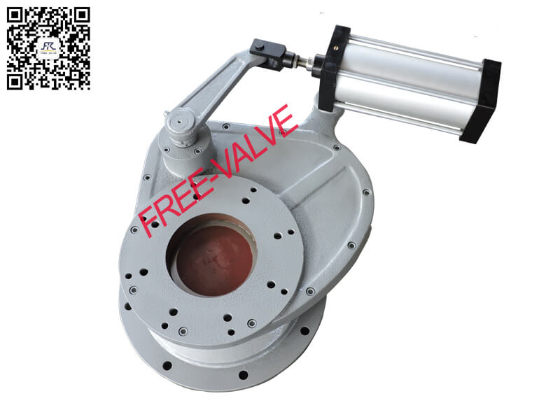 Anti wear ceramic rotary gate valve