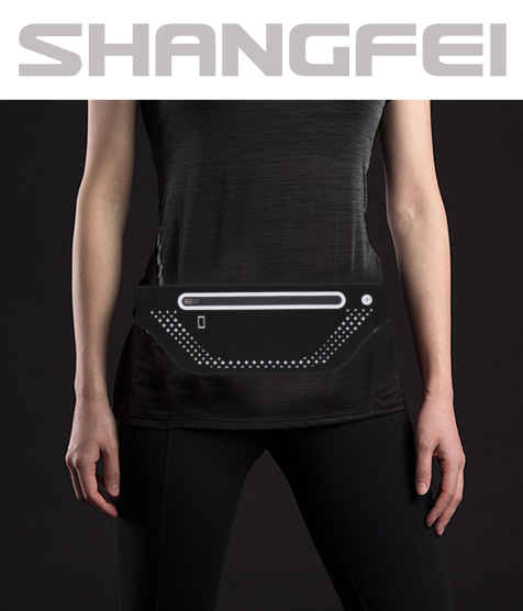 Night Running Reflective Bag Waterproofing Sports Waist Bag