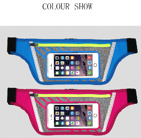 New Fashion TochScreen Waist Bg Outdoor Sports Waterproof Breathable Bag