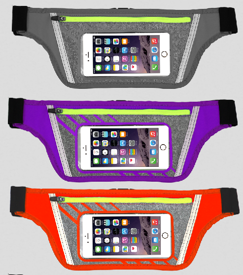 New Fashion TochScreen Waist Bg Outdoor Sports Waterproof Breathable Bag