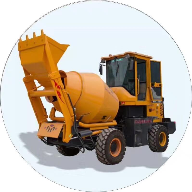selfloading mobile concrete mixer
