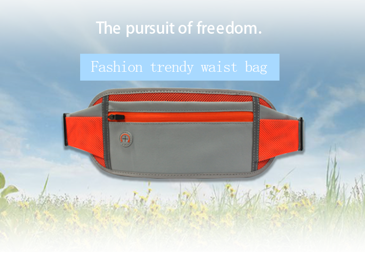 Fashion Sports Waist Bag Outdoor Waterproof Mobile Phone Purse Bag