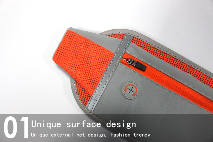 Fashion Sports Waist Bag Outdoor Waterproof Mobile Phone Purse Bag