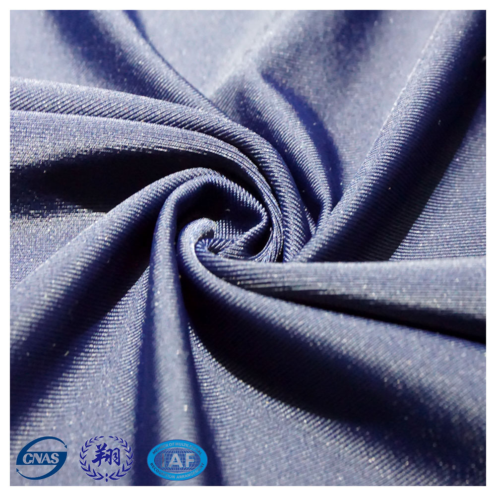 Halflight Polyester lycra fabric 50D40D Warp knitted fabrics